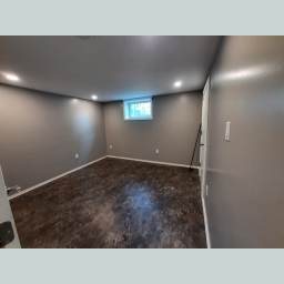 Basement bedroom